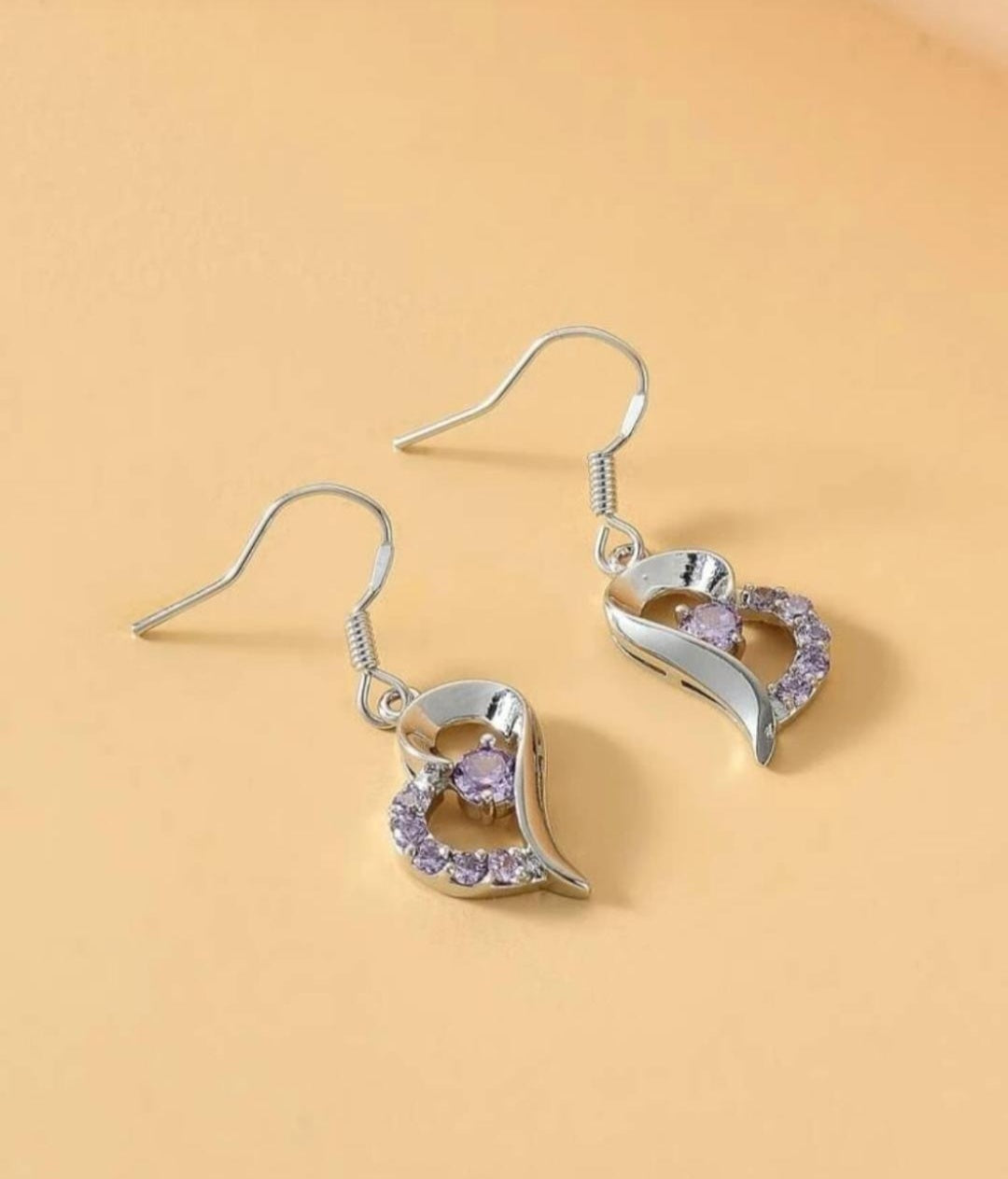 Rhinestone Decor Drop Earrings