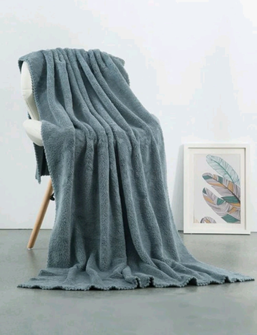 Solid Bath Towel, Simple Flannelette Bath Sheet For Bathroom