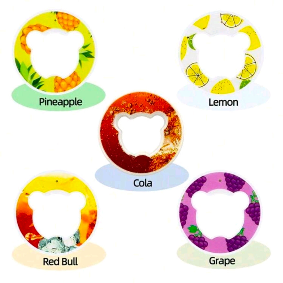 5pcs Water Bottle Flavor Pods, Bear Shape