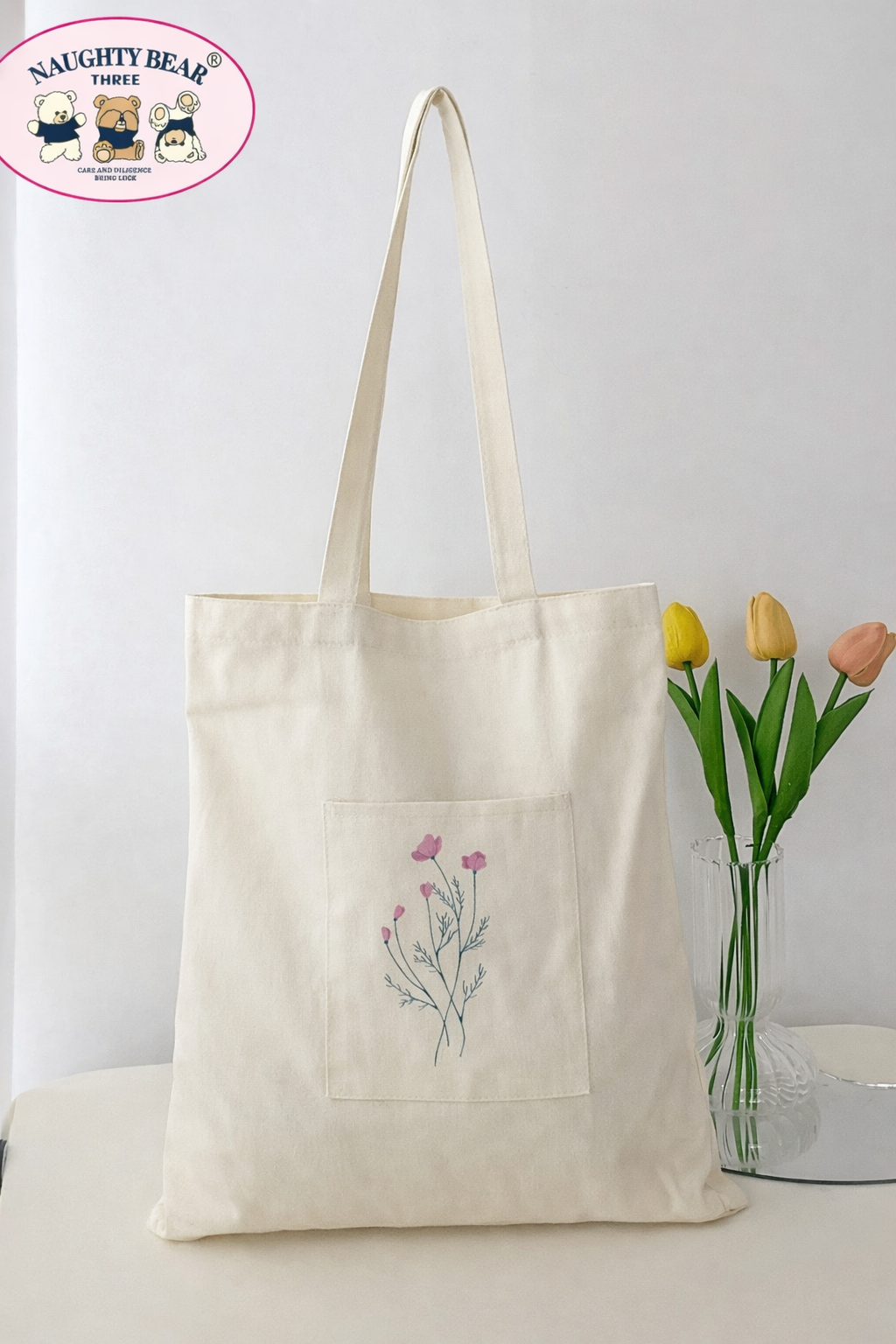 Floral Print Shopper Bag