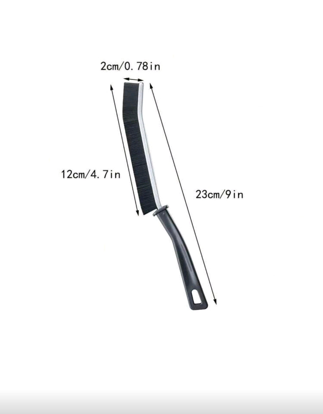 Hard-Bristled Crevice Cleaning Brush