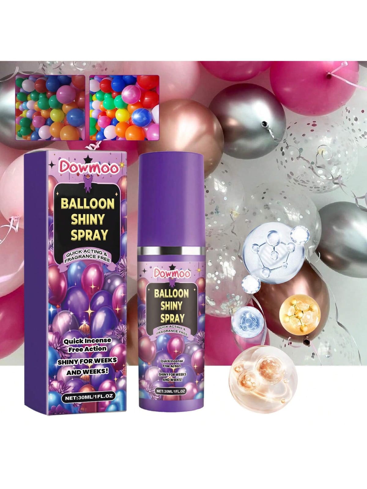 Balloon Atmosphere Glossy Products Balloon Surface Texture Glossy Anti-Oxidation Lasting Shiny Products