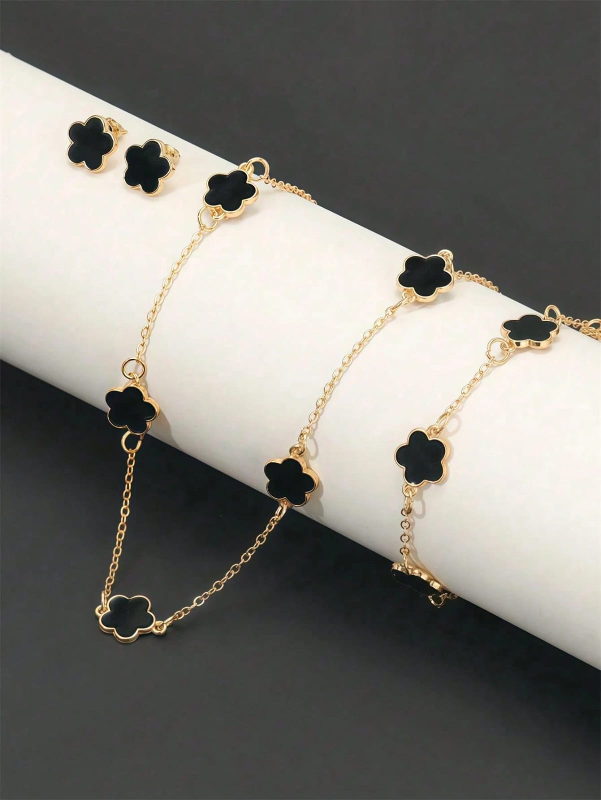 4pcs Clover Jewelry Set