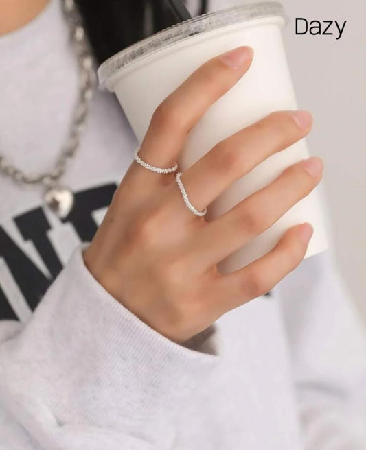 DAZY 2pcs Simple Ring