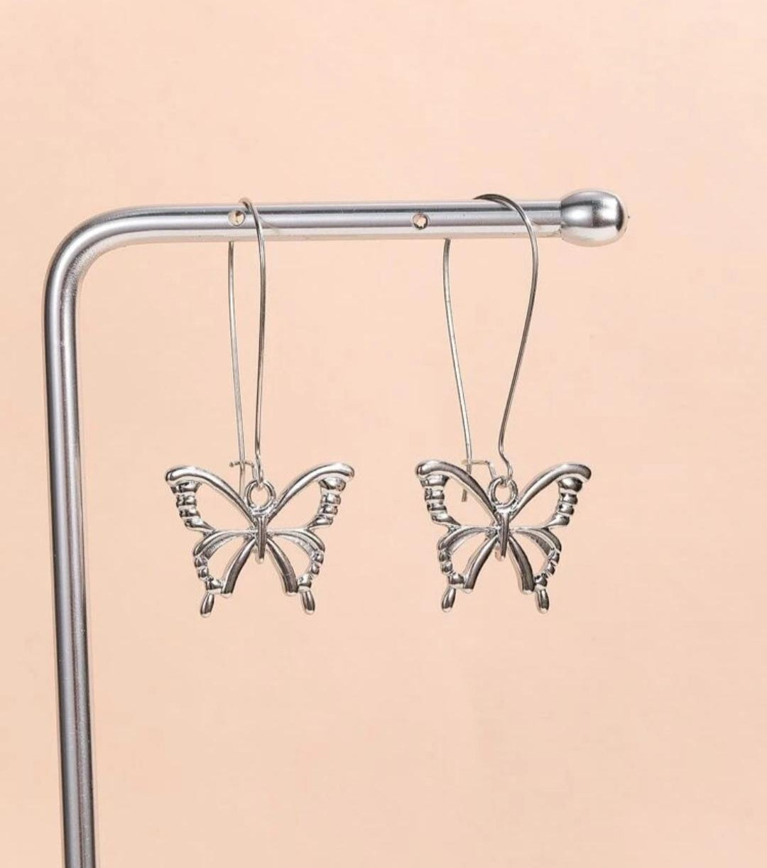 Butterfly Design Drop Earrings