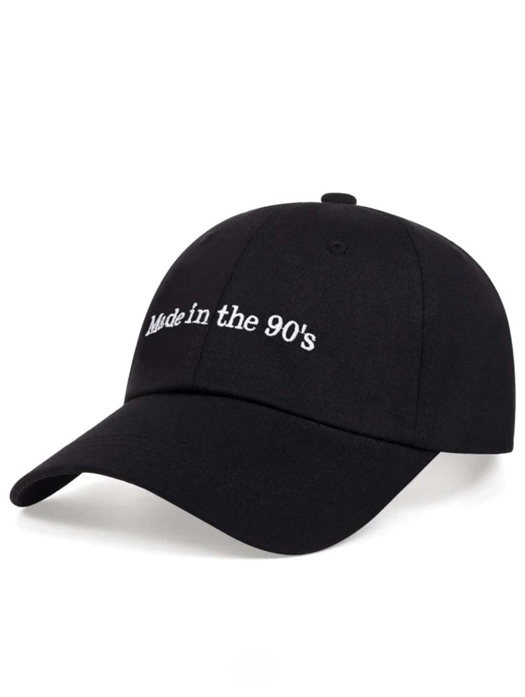 Slogan Embroidered Baseball Cap