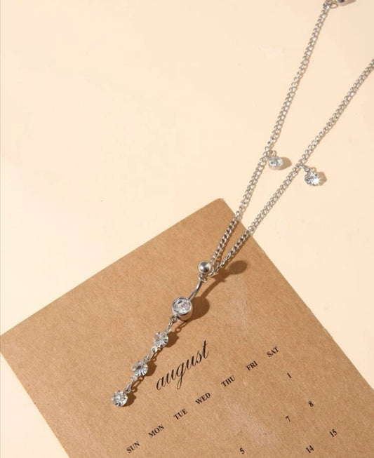 Navel Belly Ring With Chain