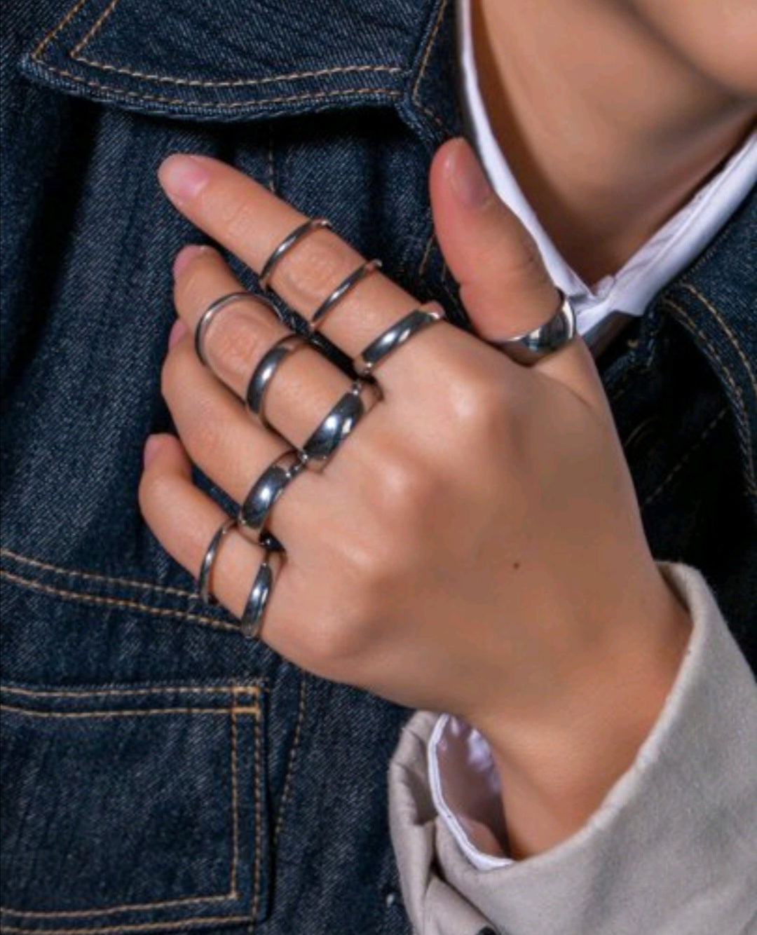 Men Minimalist Rings