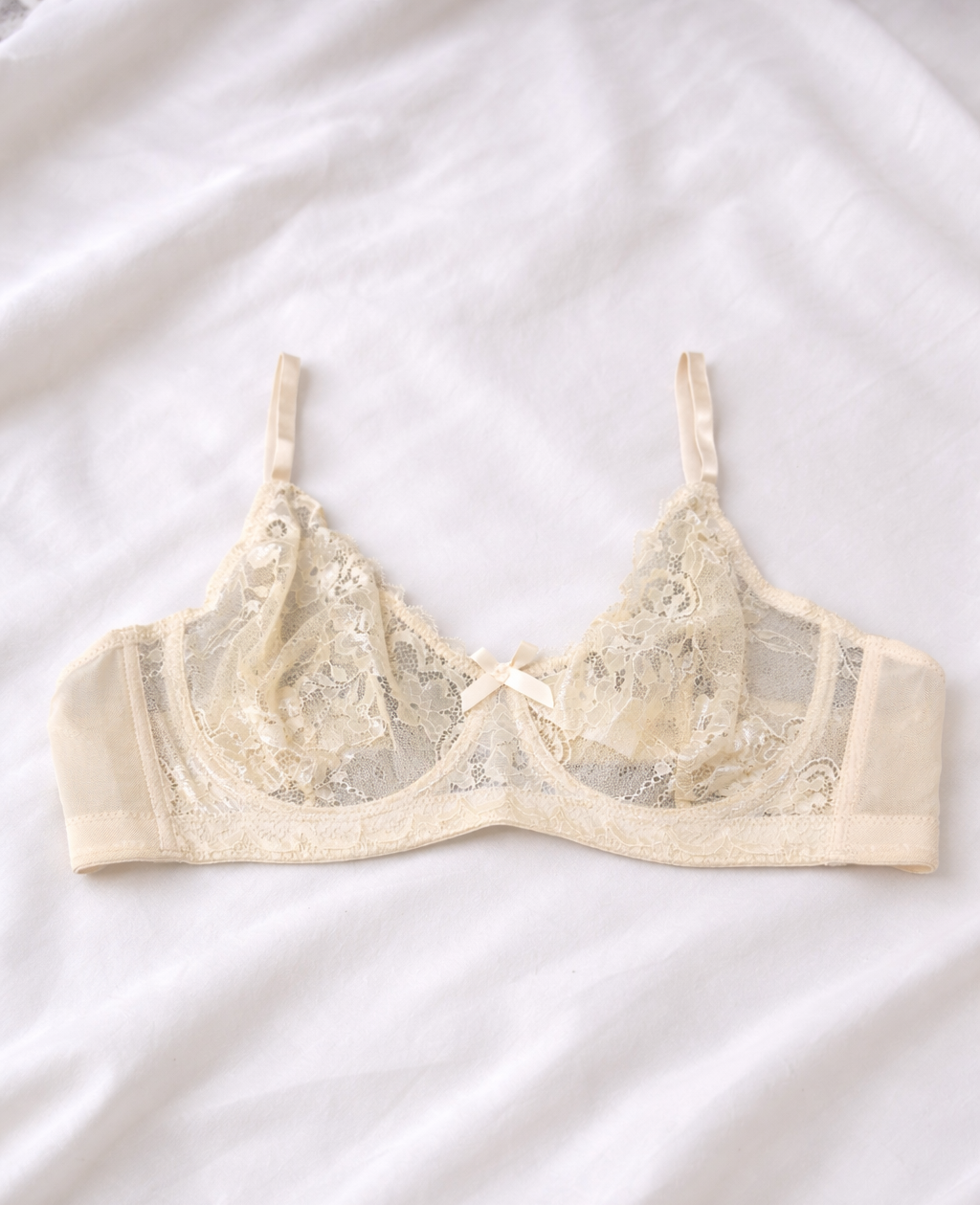 Ivory Lace Soft-Cup Bra