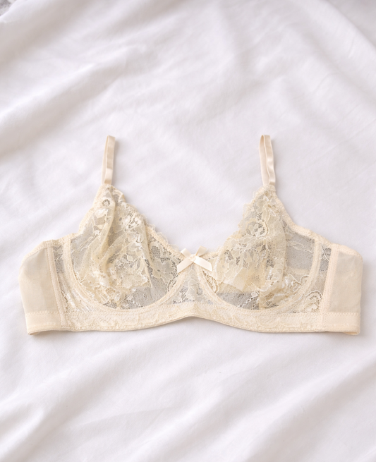 Ivory Lace Soft-Cup Bra