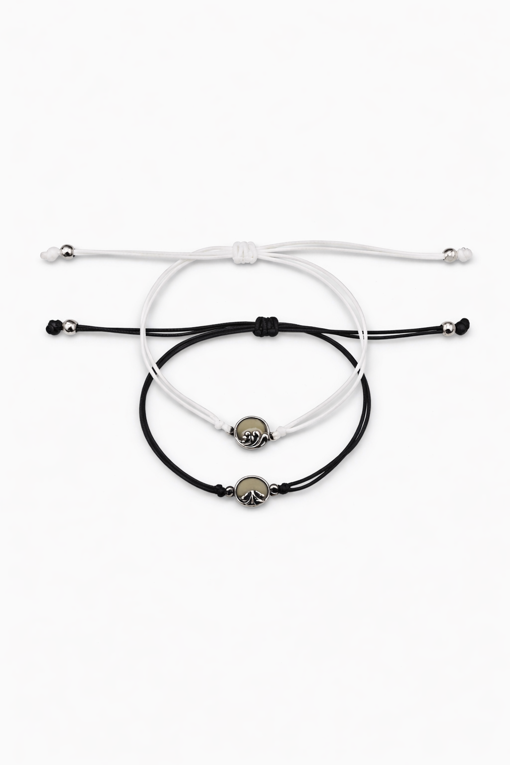 Sea & Mountain Cord Bracelet Set