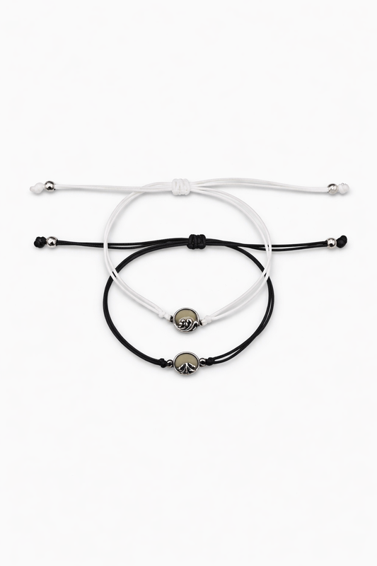 Sea & Mountain Cord Bracelet Set