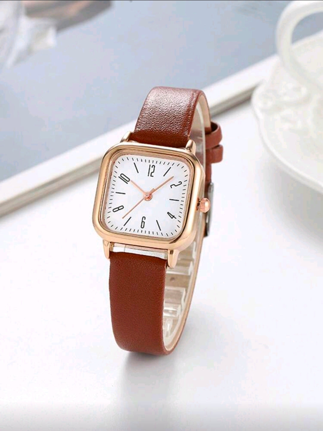 Minimalist Square Quartz Watch