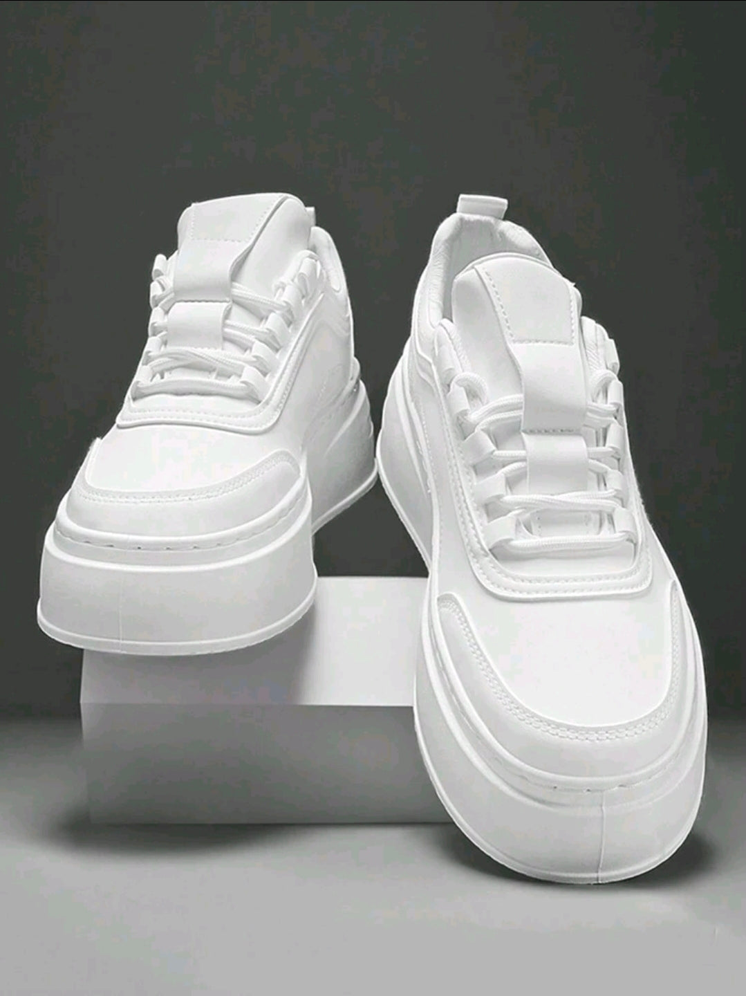 Men's Thick Soles, Lightweight, Non Slip, Breathable Shoes (Size 41)