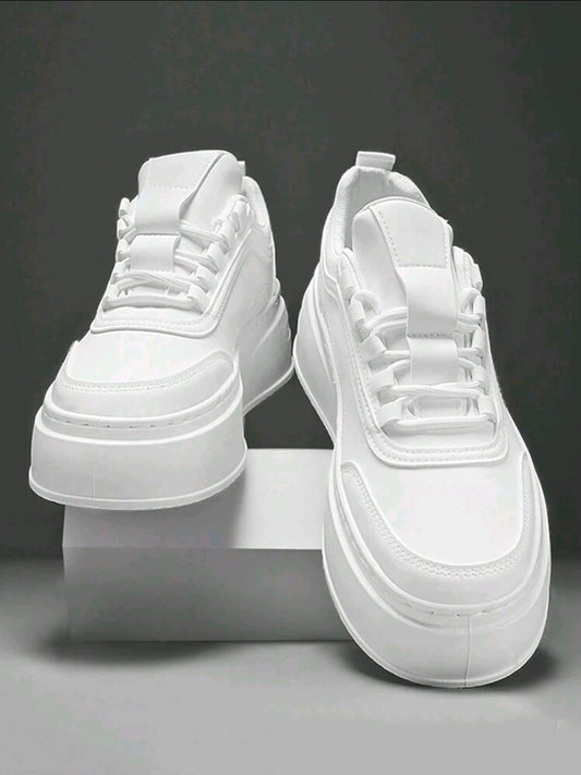 Men's Thick Soles, Lightweight, Non Slip, Breathable Shoes (Size 41)