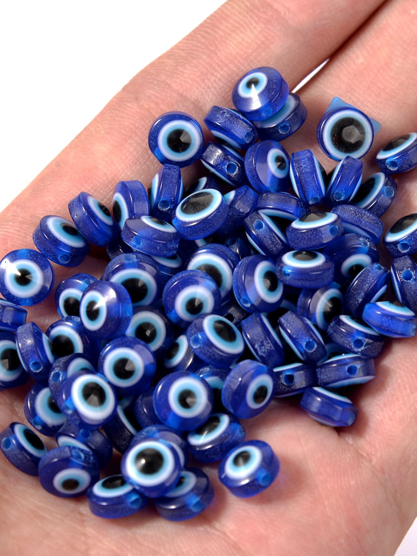 50pcs/set Fashionable Evil Eye Design DIY Bead