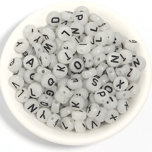 100pcs Letter Beads For Jewelry Making