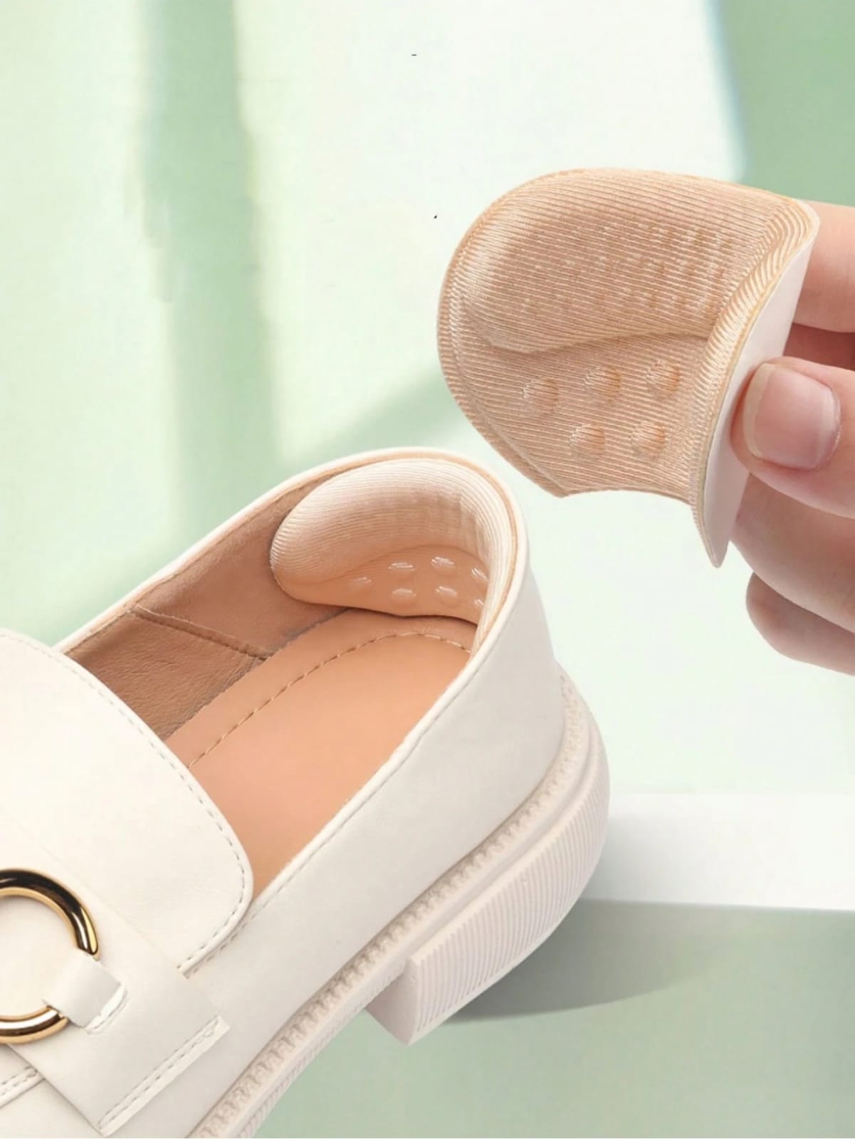 2pcs/Set Skin-Colored Comfortable Soft Heel Pads