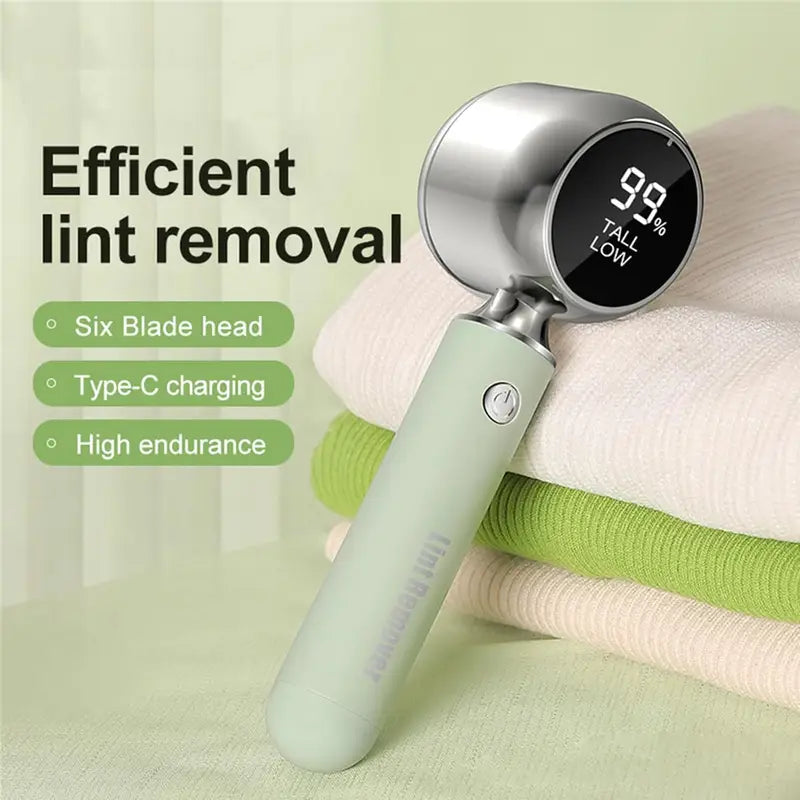 Electric Lint Remover(With A Brush) Portable Fabric Shaver Type C Rechargeable