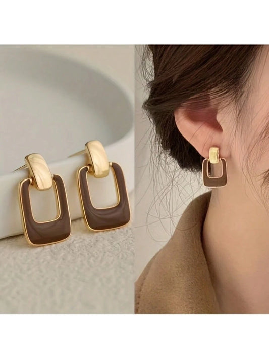 Elegant Simple Style Geometric Earrings