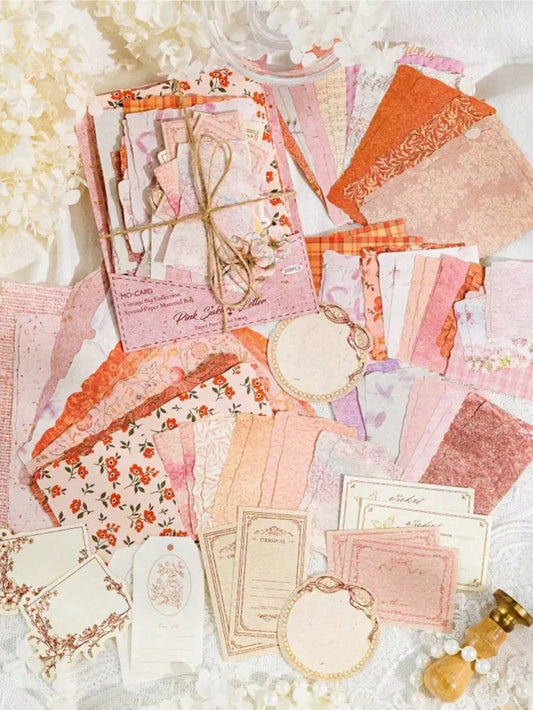 Writable Paper Material With Fresh And Elegant Floral Patterns And Plant Textures