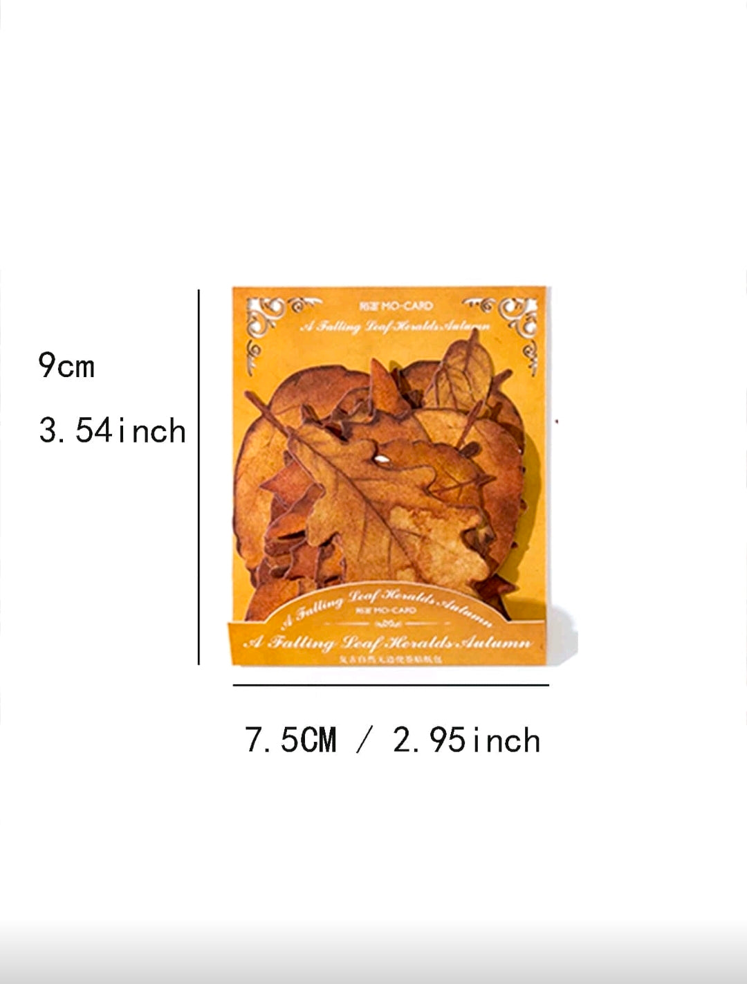 15pcs Leaf Pattern Assorted Sticker