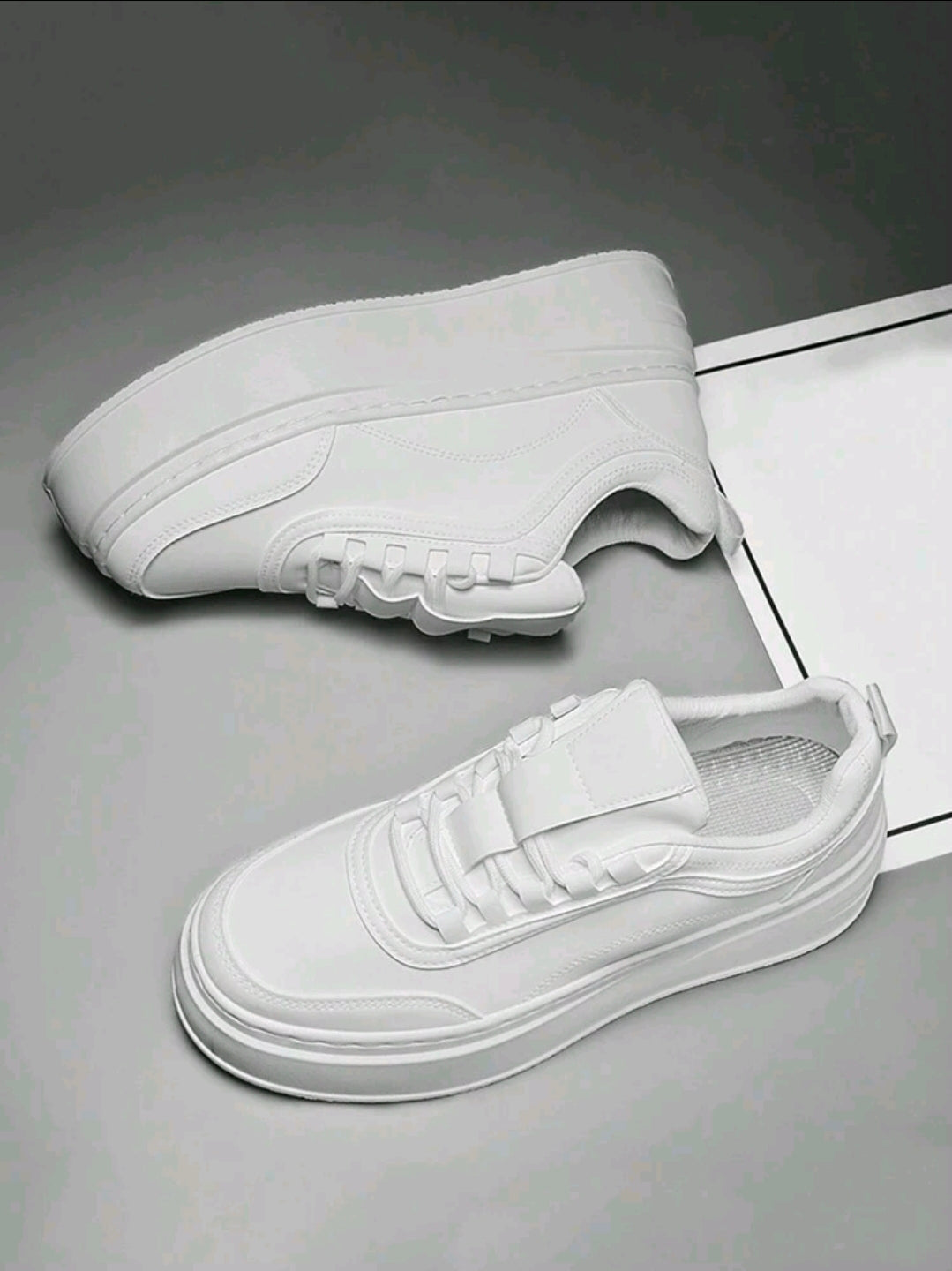 Men's Thick Soles, Lightweight, Non Slip, Breathable Shoes (Size 41)